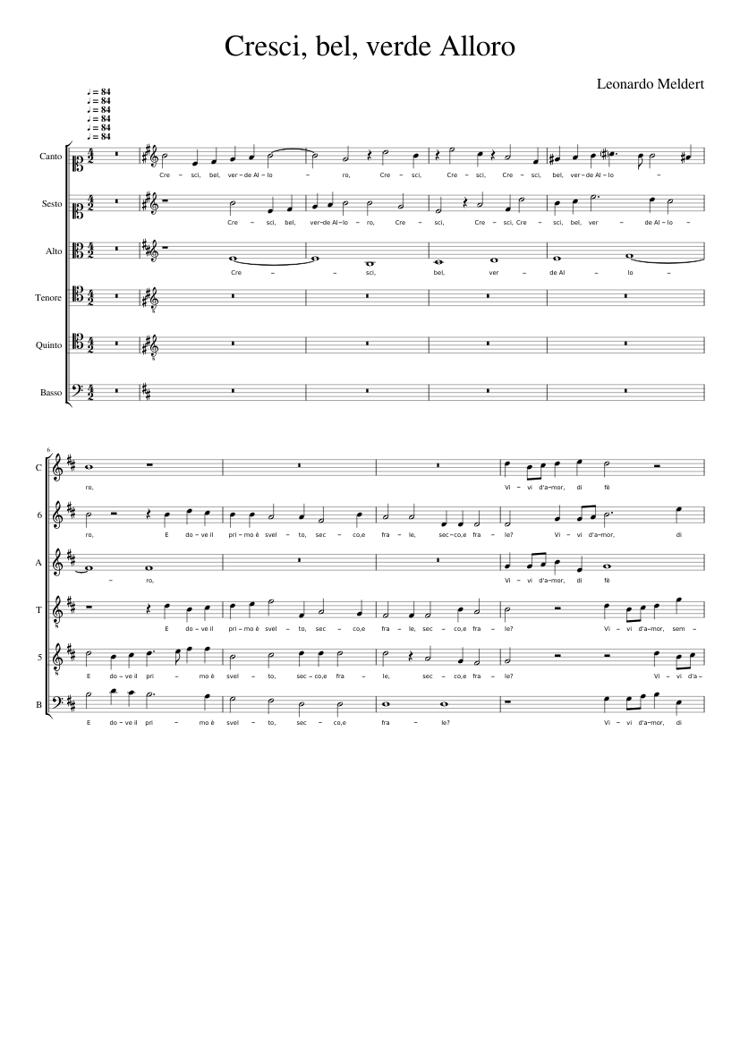 Cresci bel verde Alloro