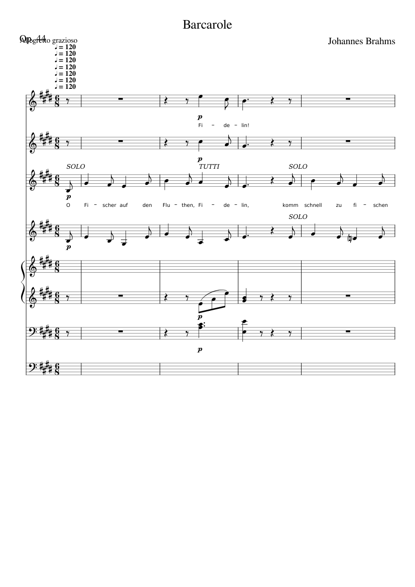 12 Lieder and Romances Op.44