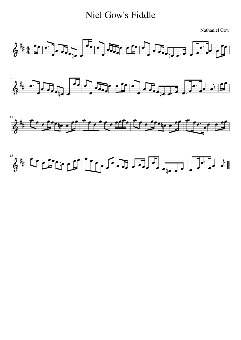 Niel Gow's Fiddle
