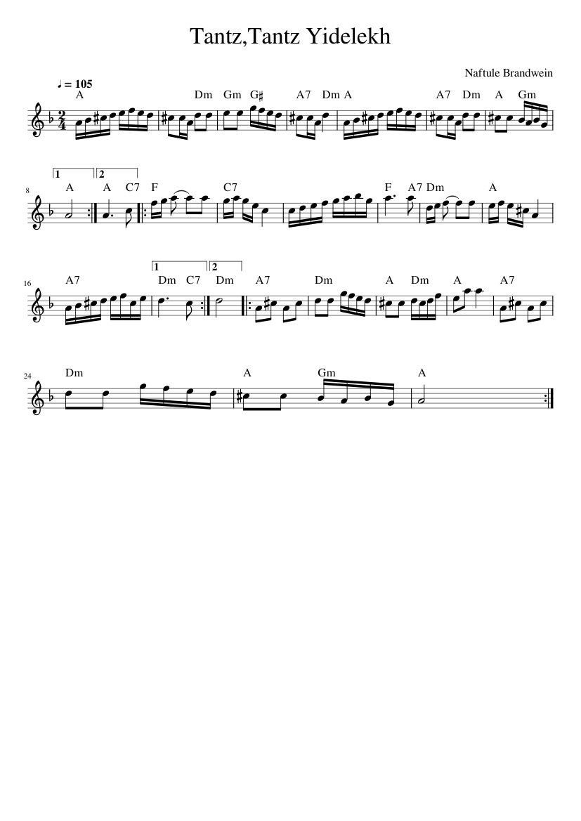 TantzTantz Yidelekh