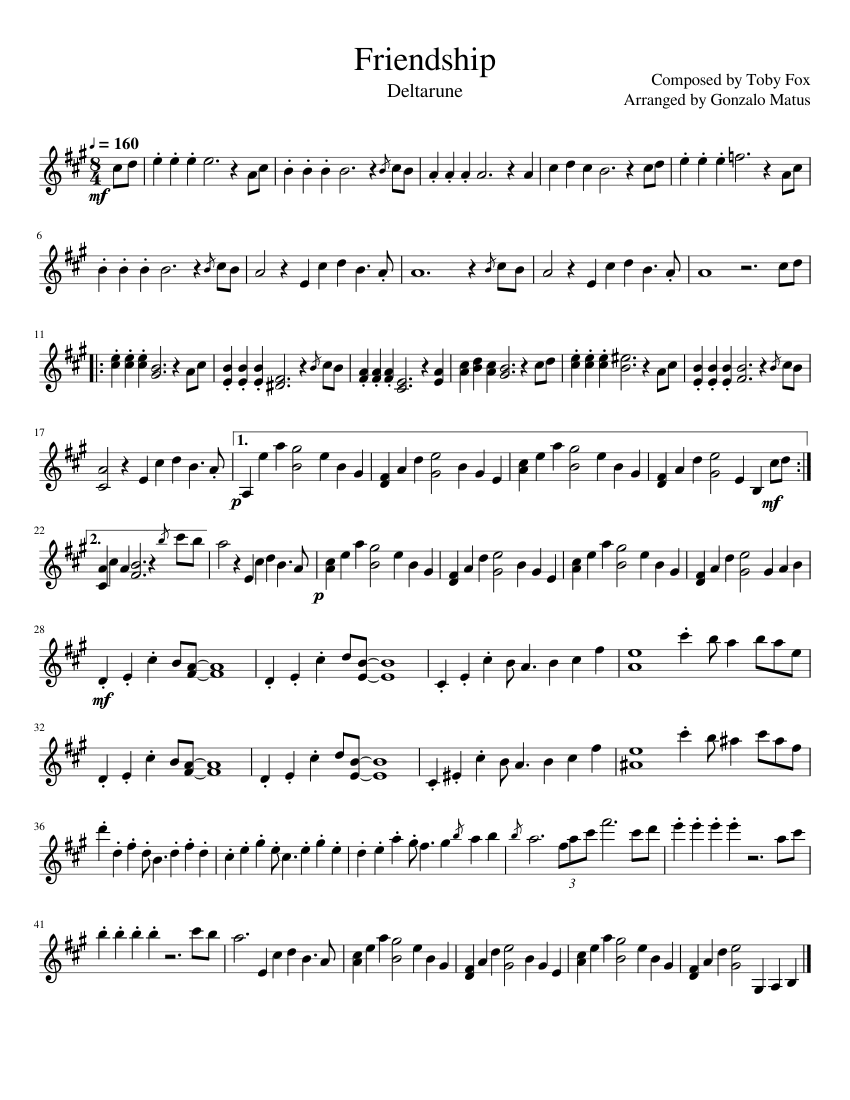 Friendship - Violin Solo