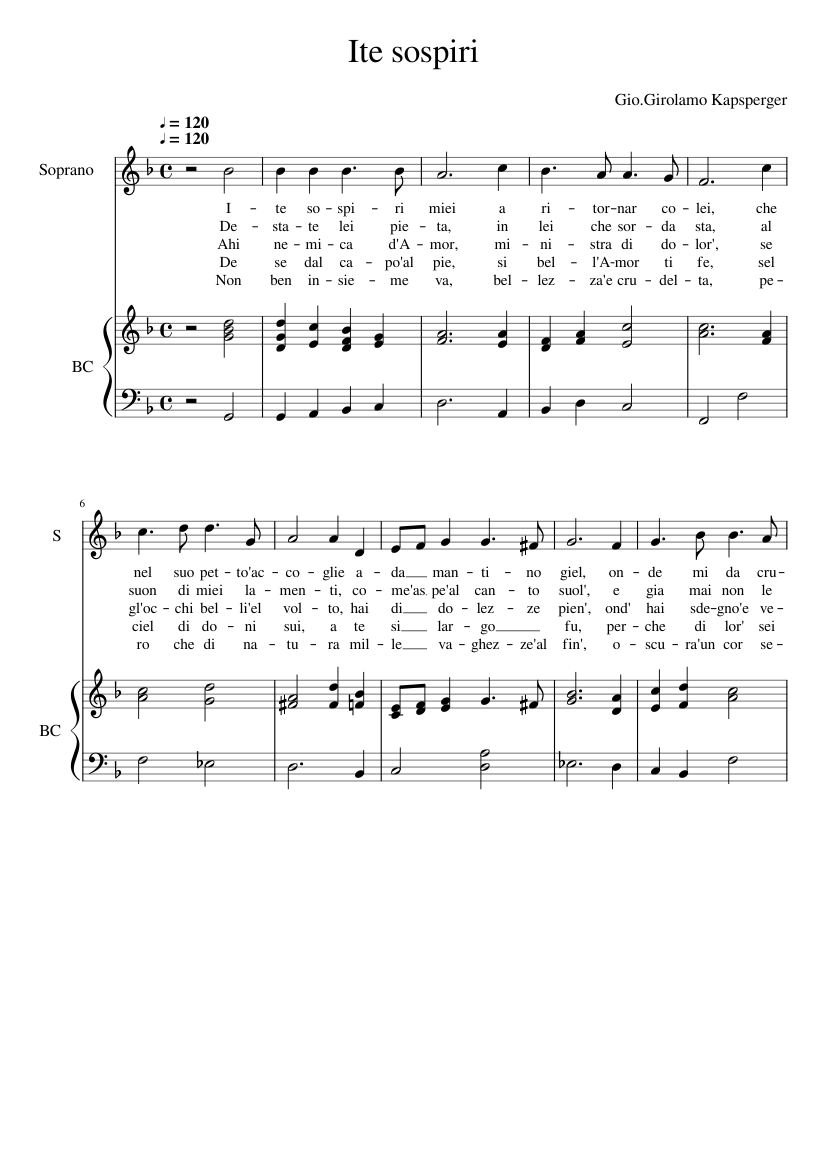 Ite sospiri