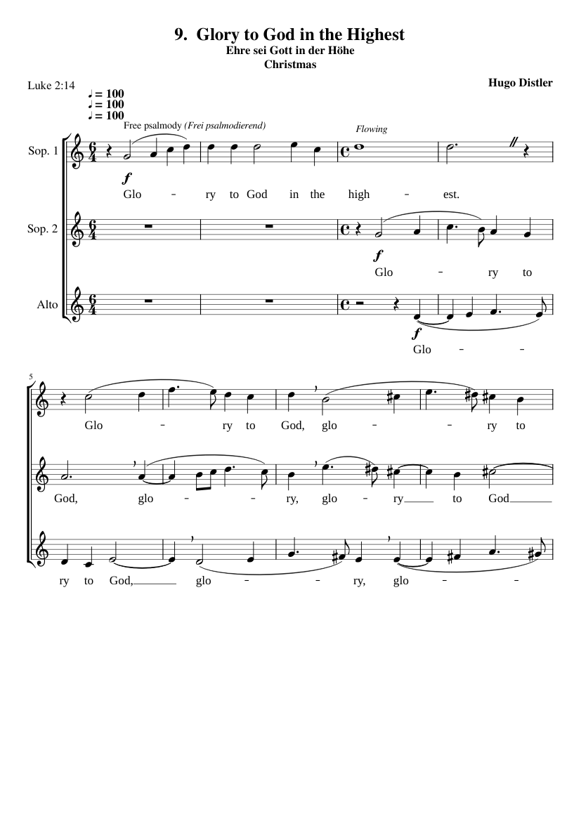 Ehre sei Gott in der Höhe