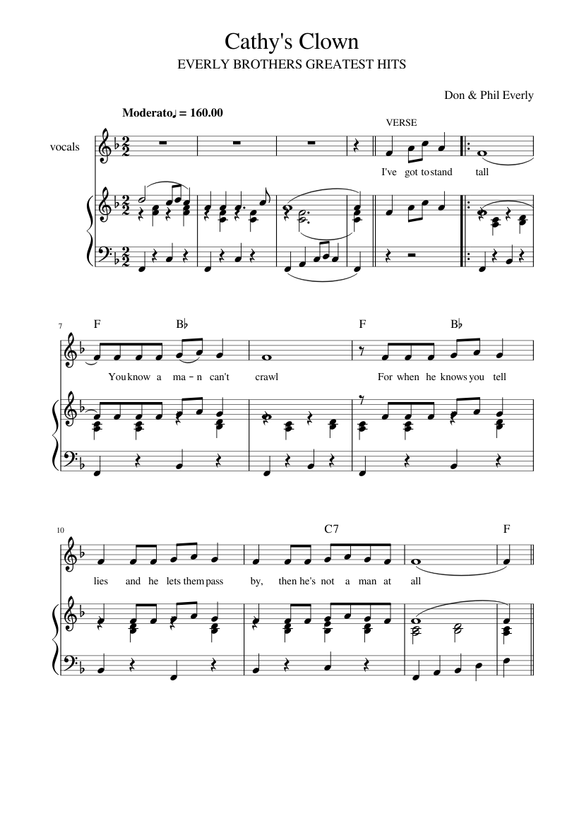Cathy S Clown Sheet Music For Piano Flute Piano Mixed Trio Musescore Com