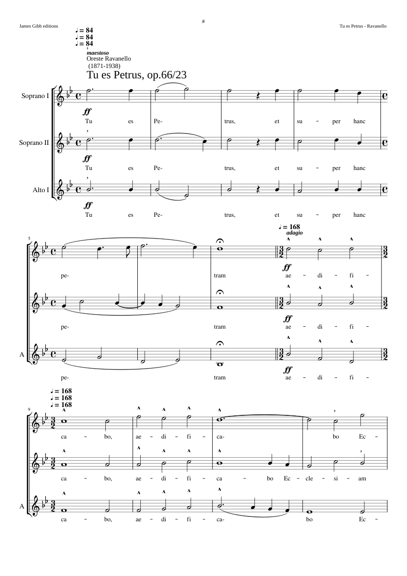 Tu es Petrus op.66/23