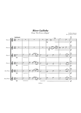 Free Prince Of Egypt - River Lullaby Deliver Us by Misc Cartoons sheet music