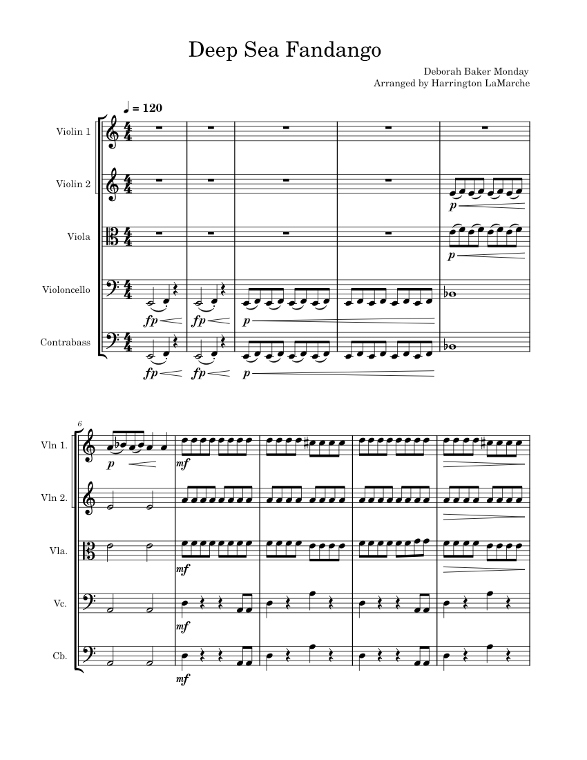 Deep Sea Fandango – Deborah Baker Monday - piano tutorial