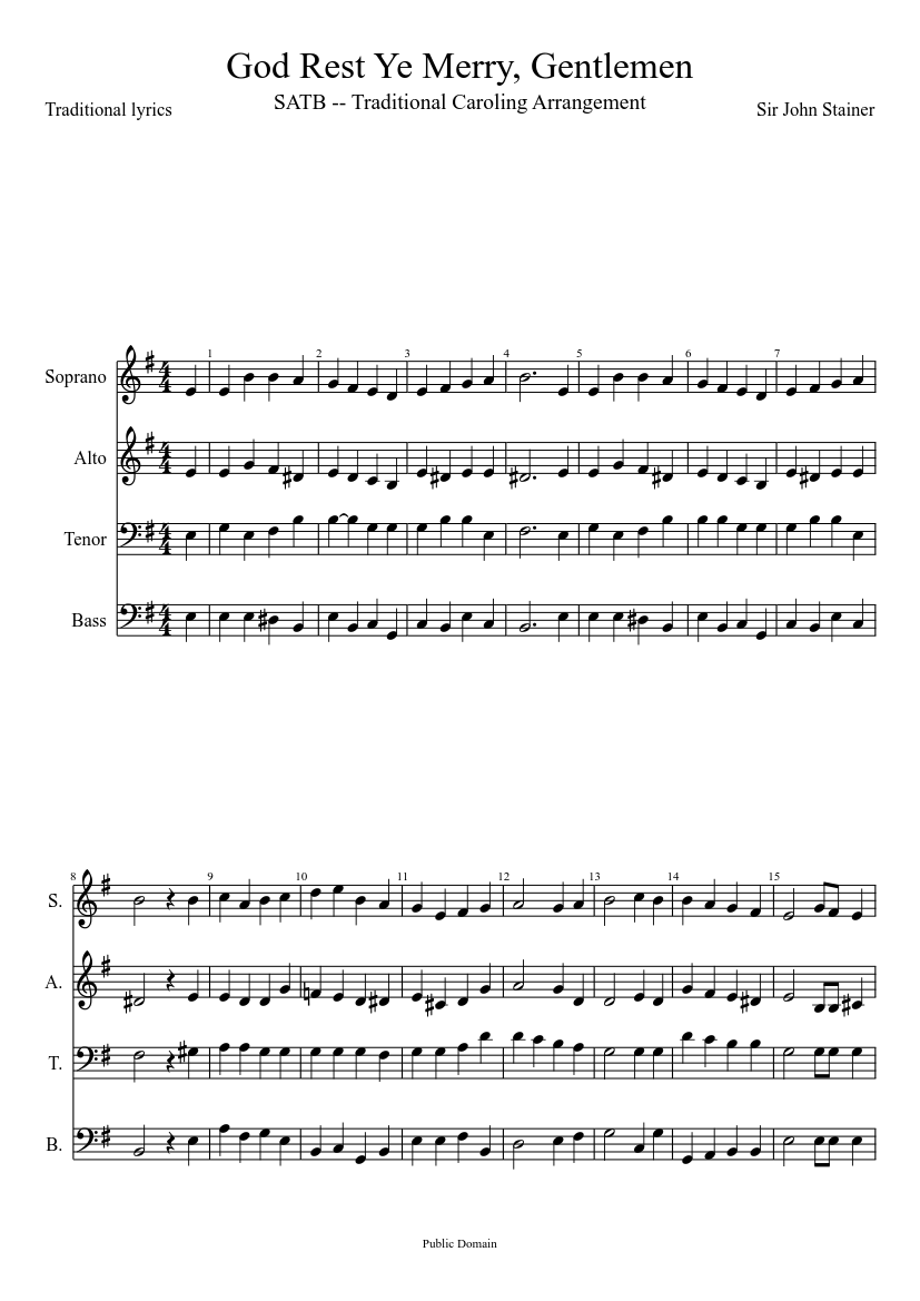 god rest ye merry gentlemen
