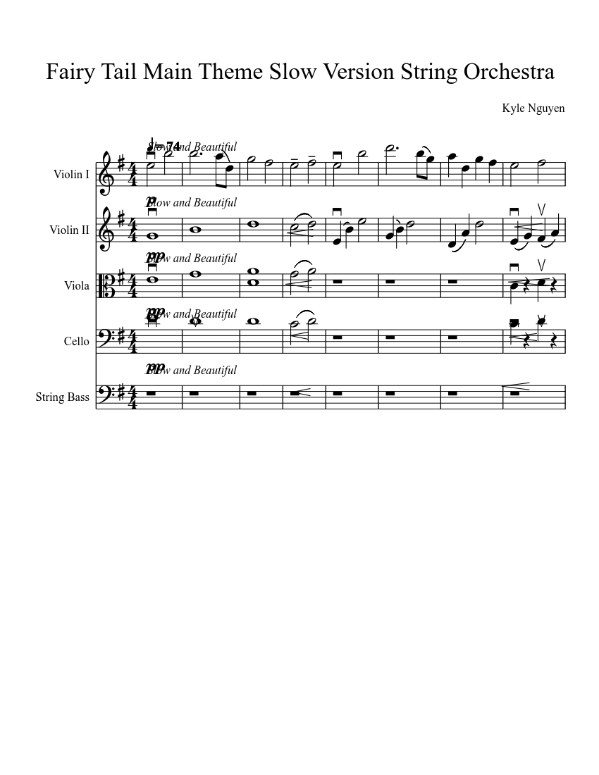fairy tail main theme by Yasuharu Takanashi sheet music arranged by marioxl...