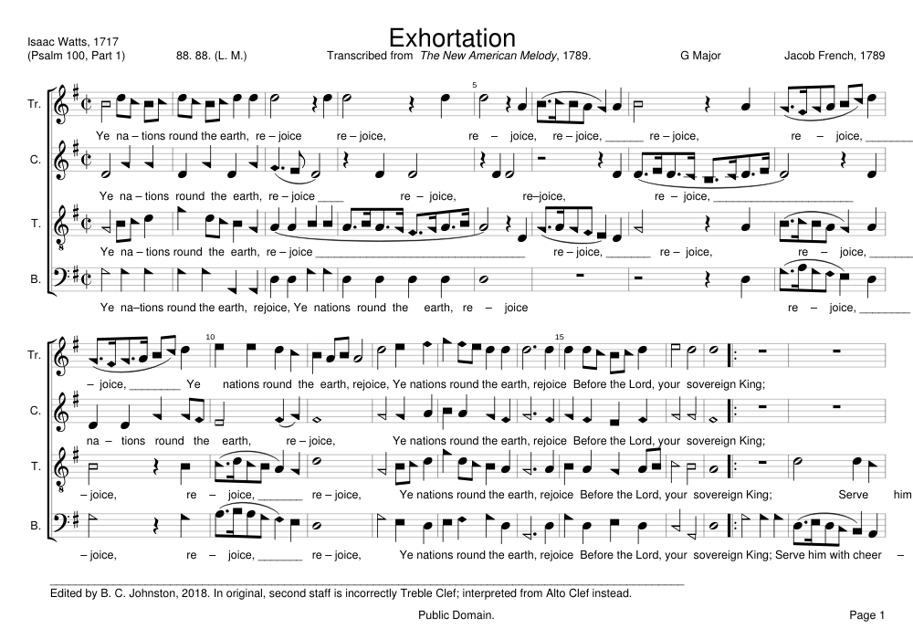 Exhortation - Jacob French