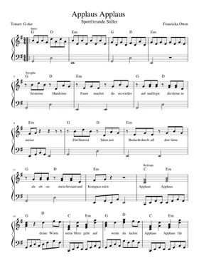 Free Sportfreunde Stiller sheet music | Download PDF or print on  Musescore.com