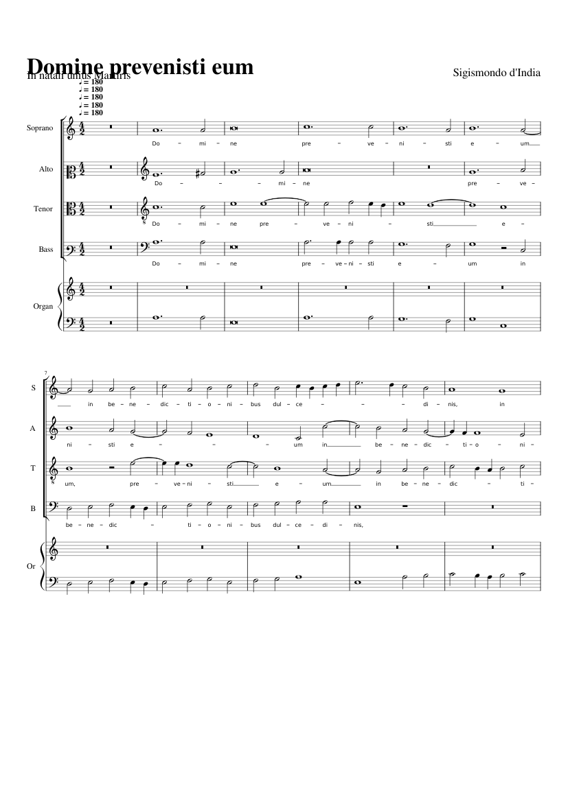 Domine prevenisti eum