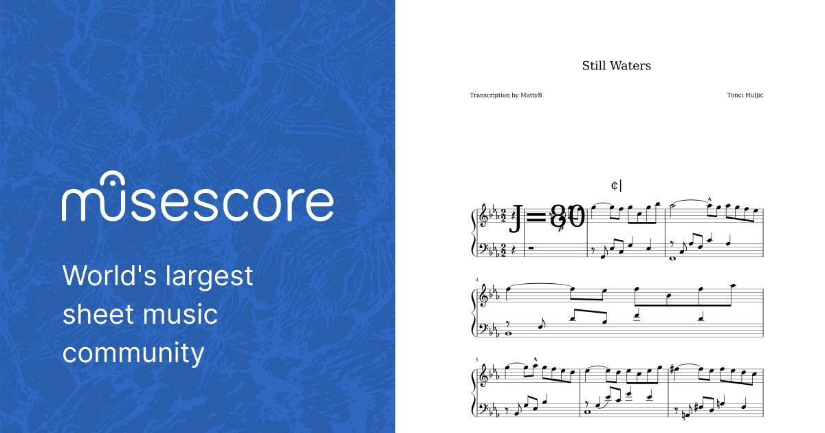 Still Water – Maksim Mrvica Sheet music for Piano (Solo) | Musescore.com