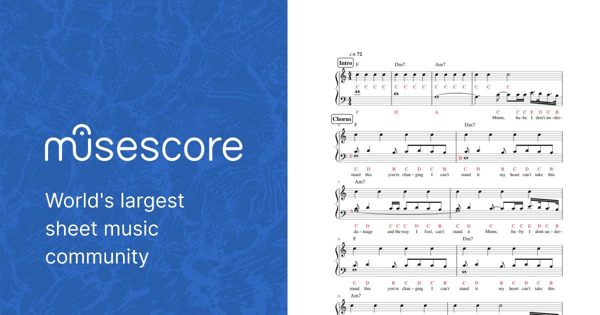 Changes - XXXTENTACION Sheet music for Piano (Solo) Easy | Musescore.com