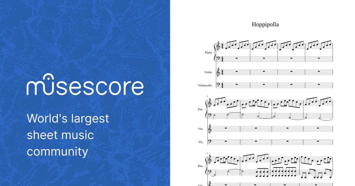 Hoppipolla Sheet music for Piano, Violin (Solo) | Musescore.com
