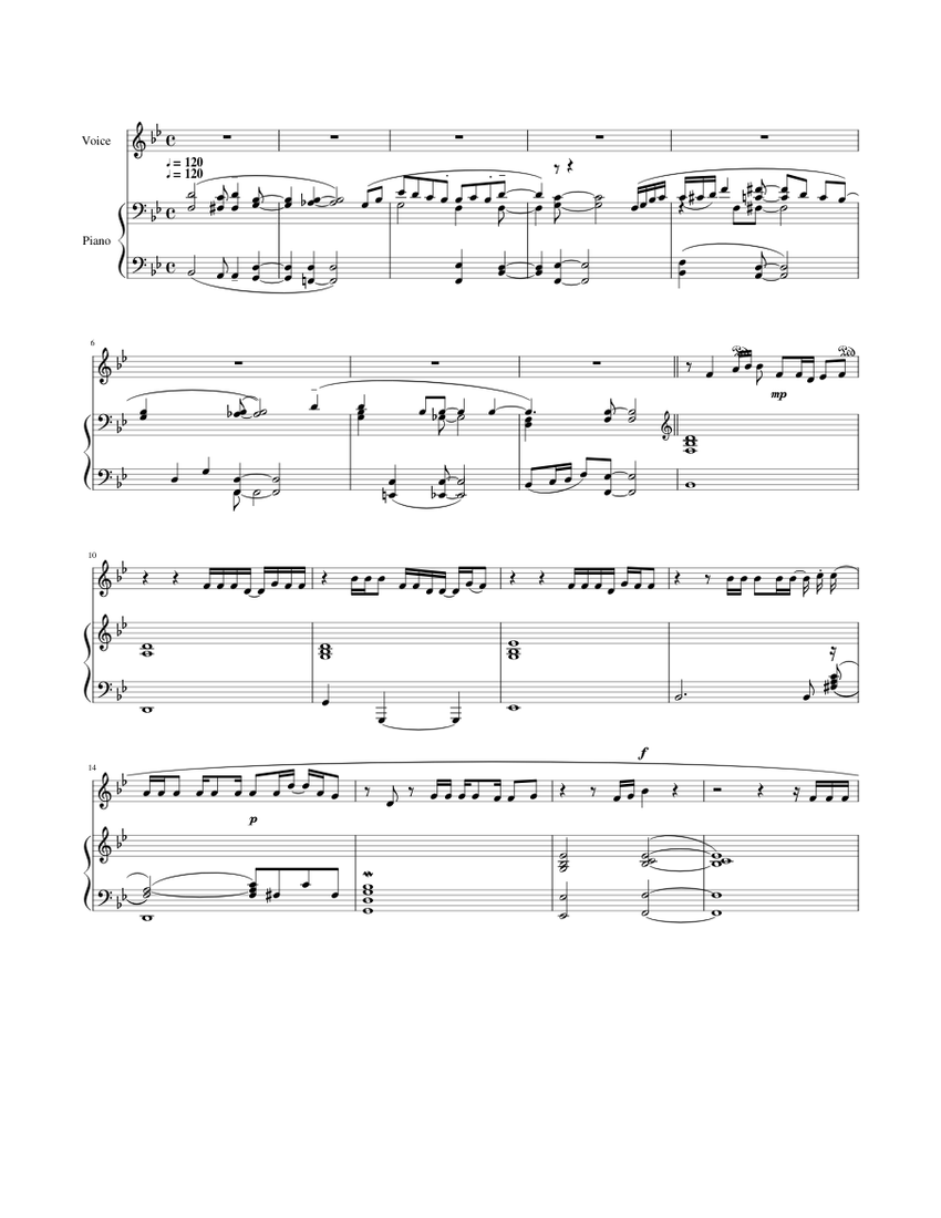 10 ans de nous - Ben Mazué Sheet music for Piano, Voice (other) (Solo) |  Musescore.com