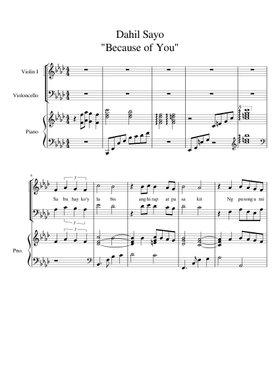 Dahil Sayo By Inigo Pascual Free Sheet Music Download Pdf Or Print On Musescore Com