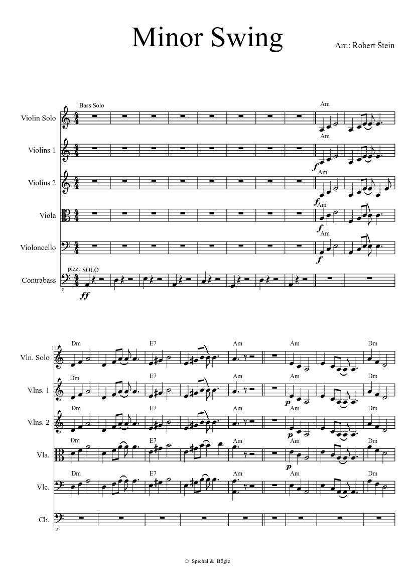 Minor Swing Sheet music for Viola, Woodwinds (other) (Mixed Duet) |  Musescore.com