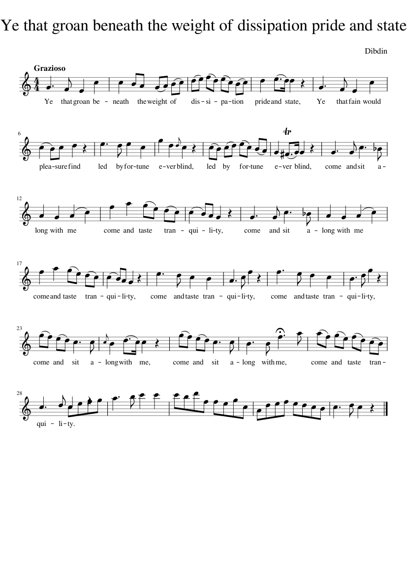 Ye that groan beneath the weight of dissipation pride and state