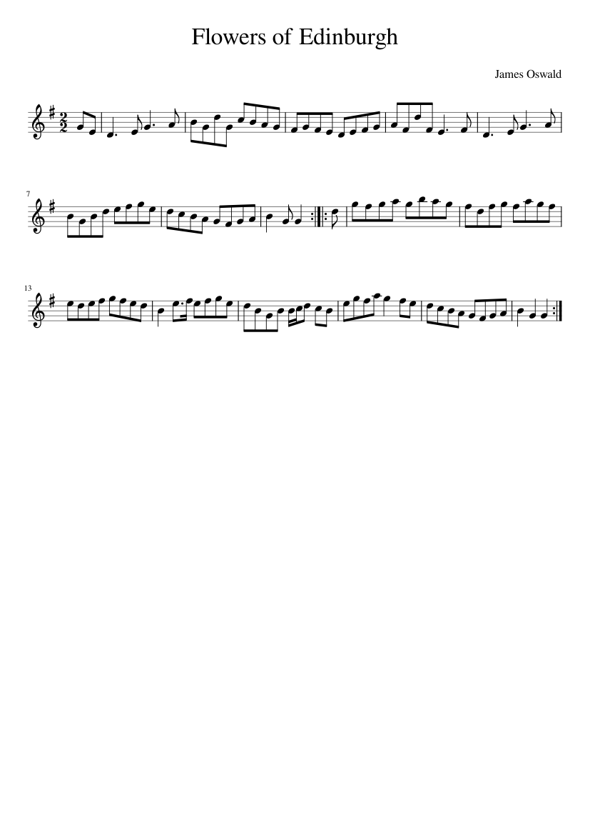 Flowers of Edinburgh