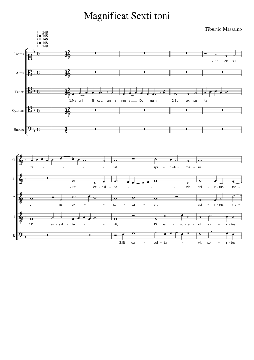 Magnificat Sexti toni