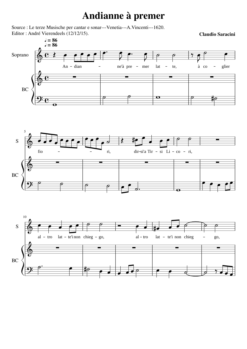 Andianne à premer latte