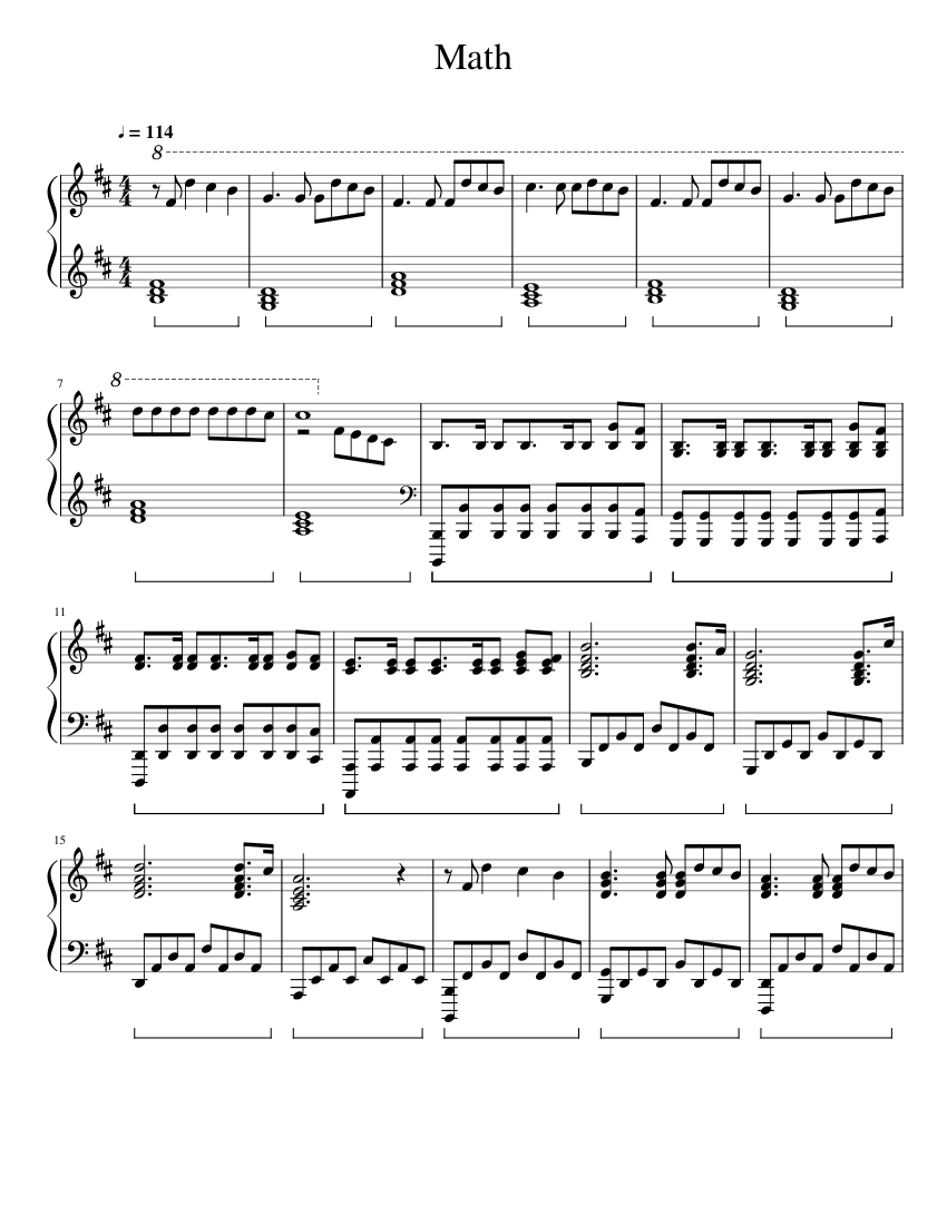 Math piano tutorial