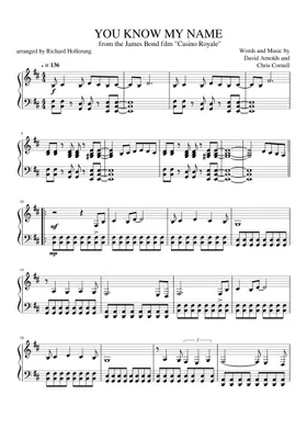 You know my name – Chris Cornell Drums Sheet music for Drum group (Solo)