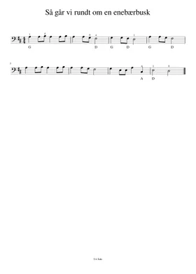 Nybegynner kontrabassrepertoar - Norske barnesanger og andre lette sanger  sheet music | Play, print, and download in PDF or MIDI sheet music on  Musescore.com