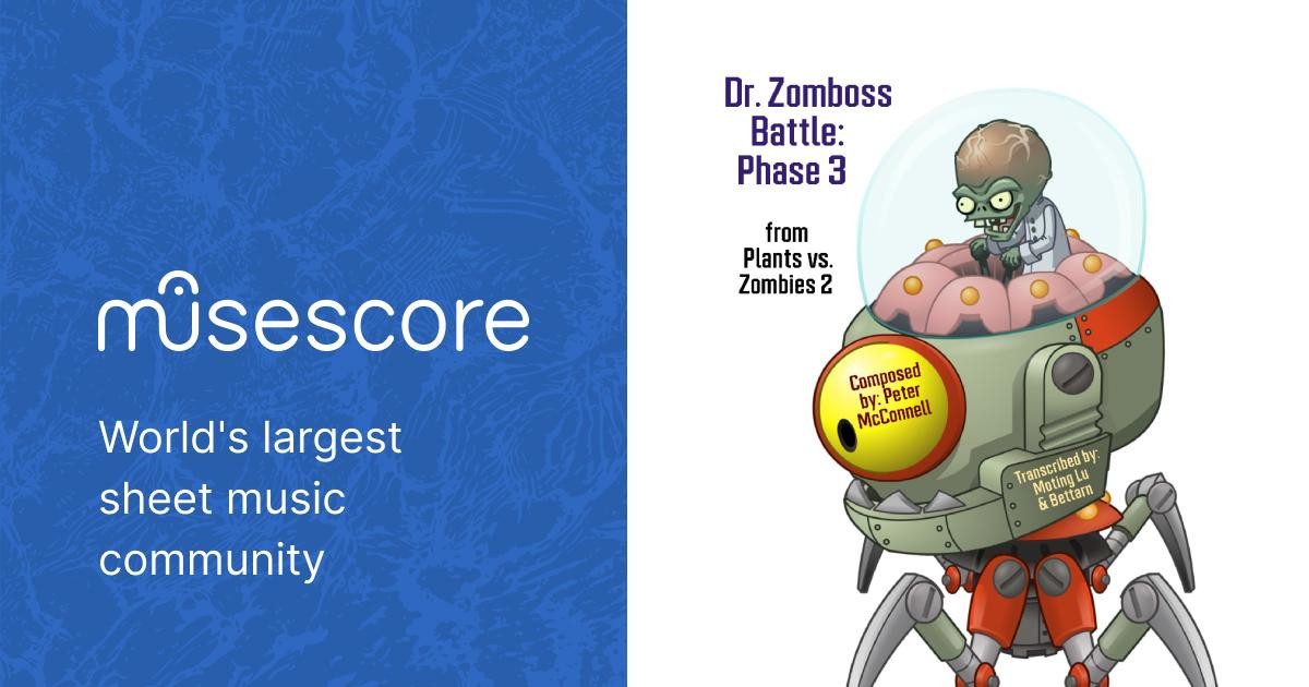 Dr. Zomboss Boss Battle: Phase 2 – Plants vs. Zombies 2 - piano tutorial
