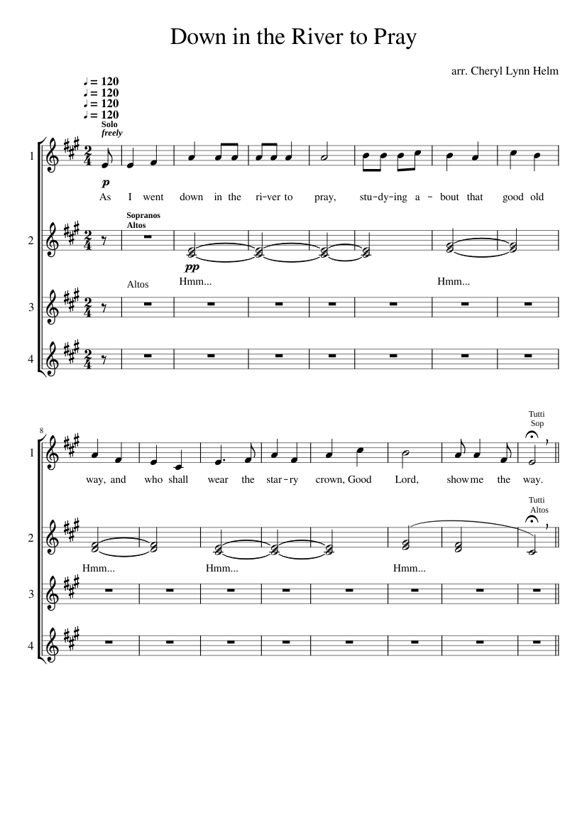 Down in the River to Pray