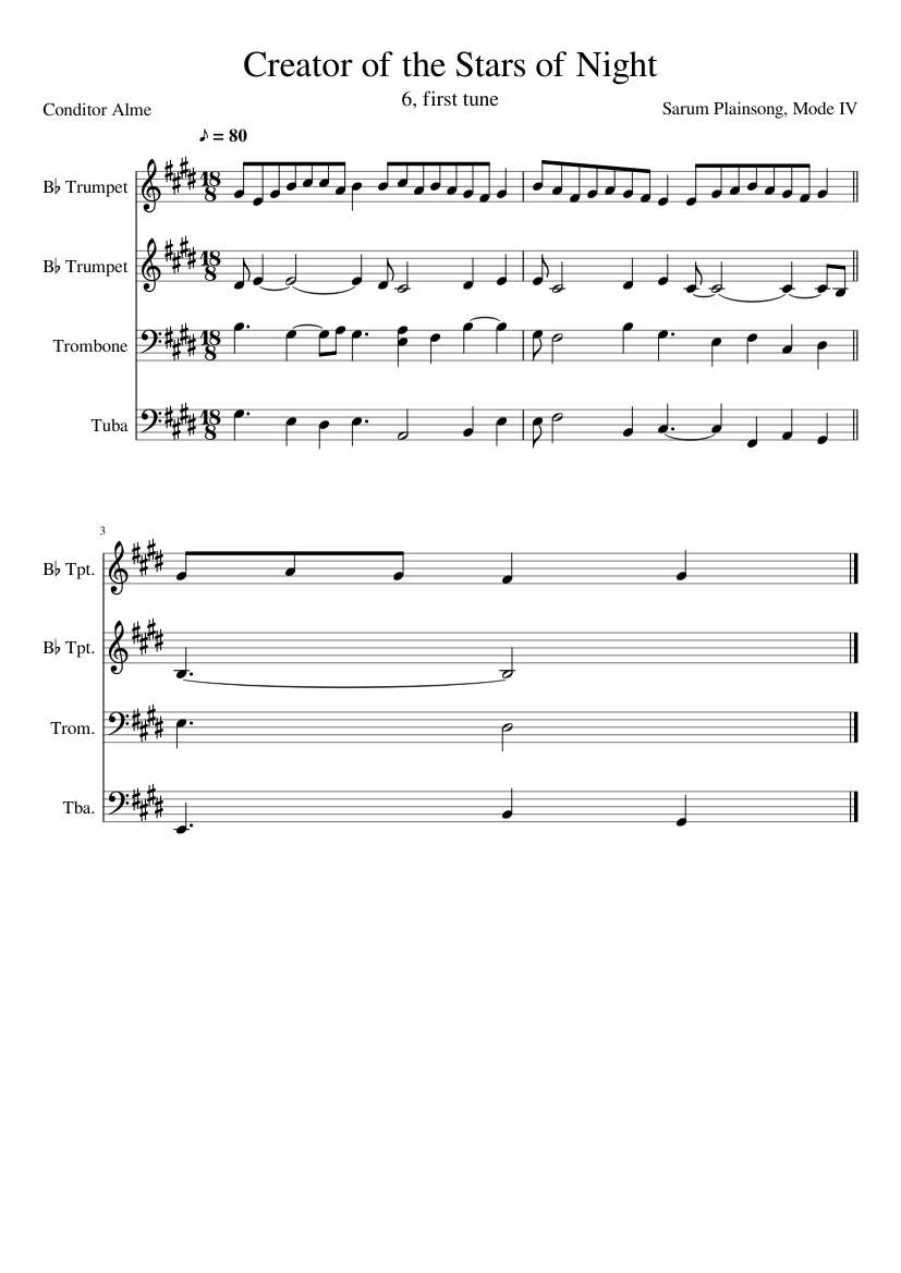 Creator of the stars of night