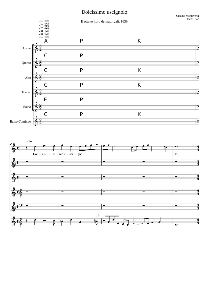 Dolcissimo uscignolo