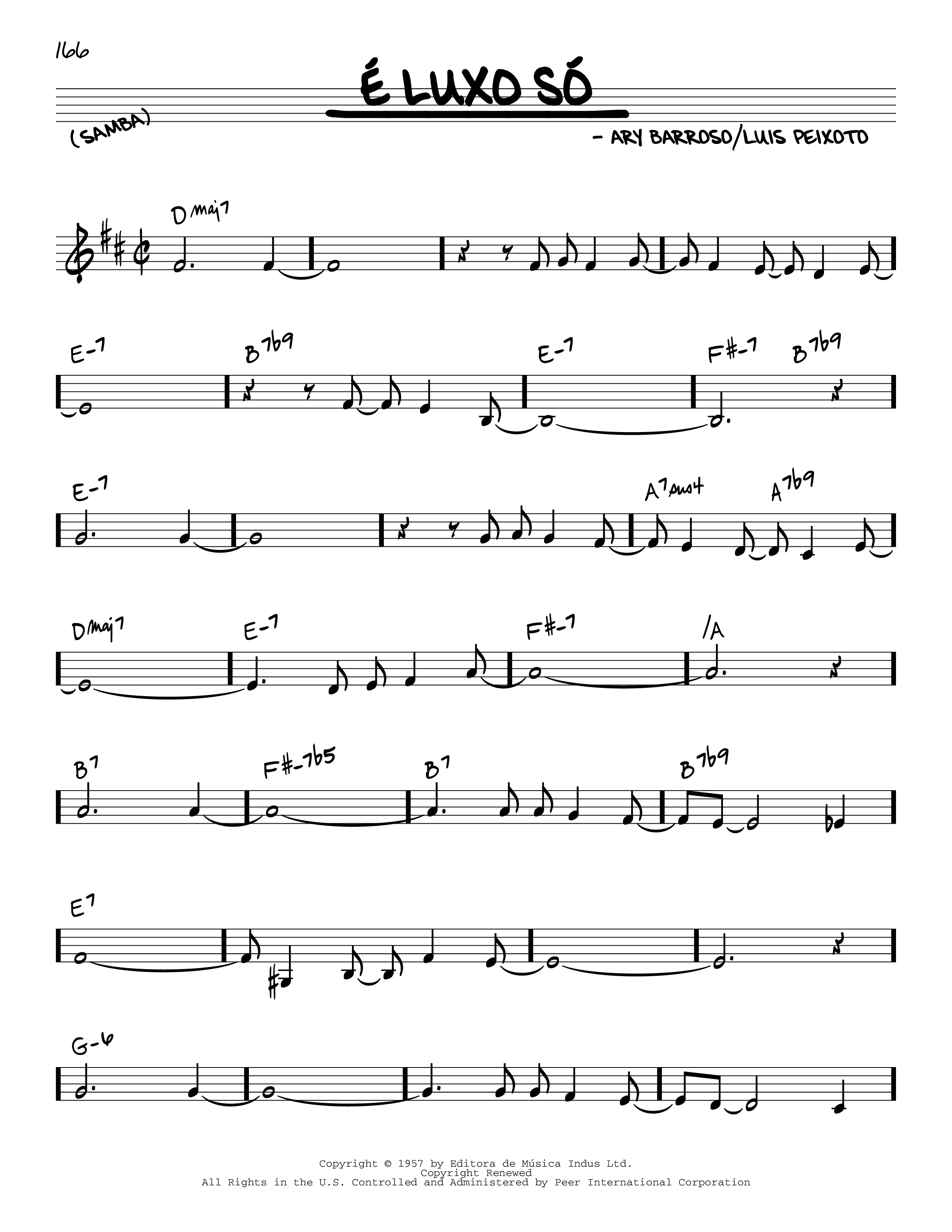 Play Official version of É Luxo Só Sheet Music by Charlie Byrd