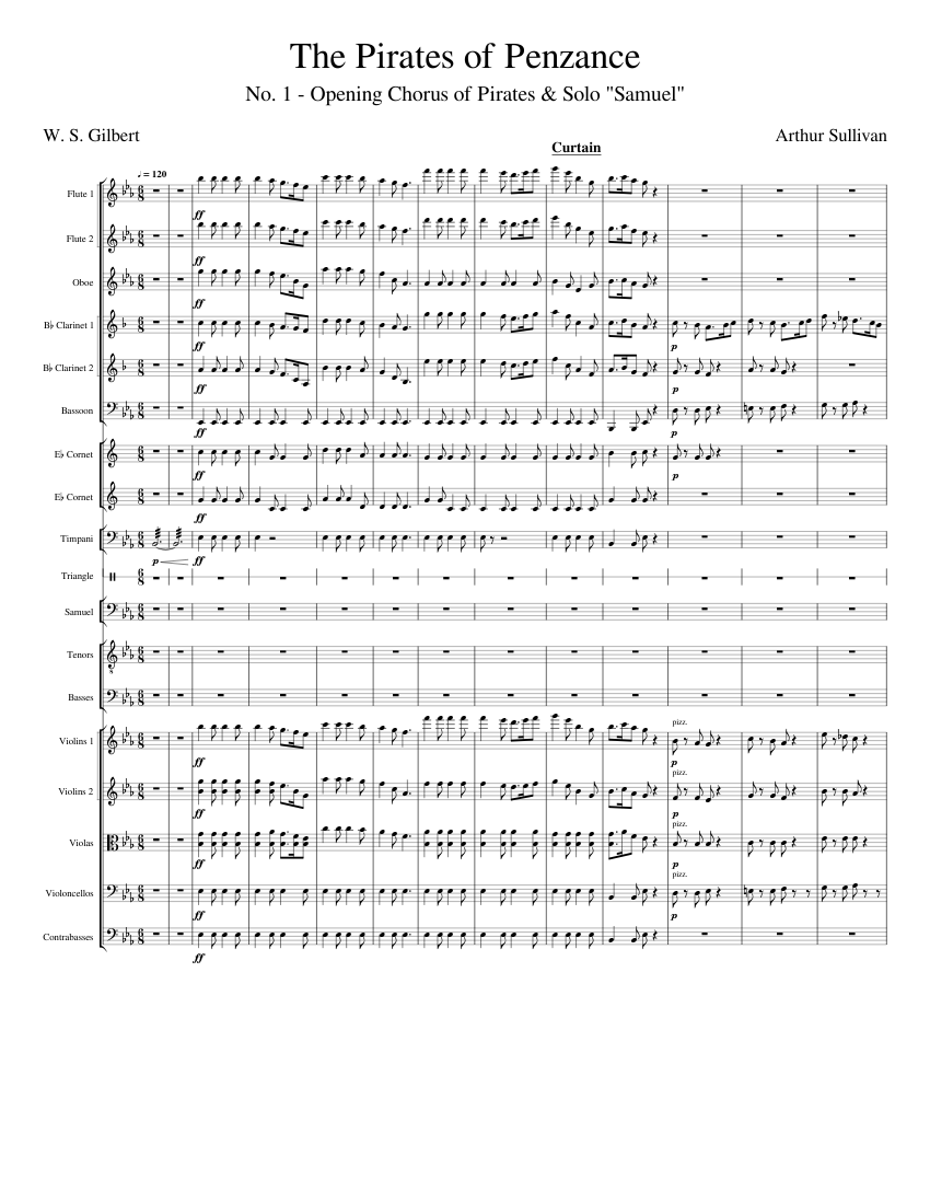 The Pirates of Penzance - 01 (Opening Chorus of Pirates)