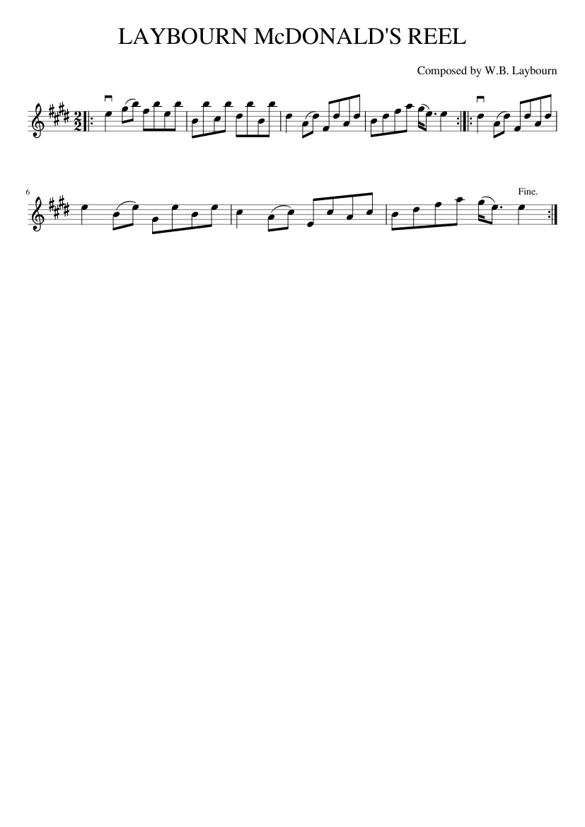 LAYBOURN McDONALD'S REEL