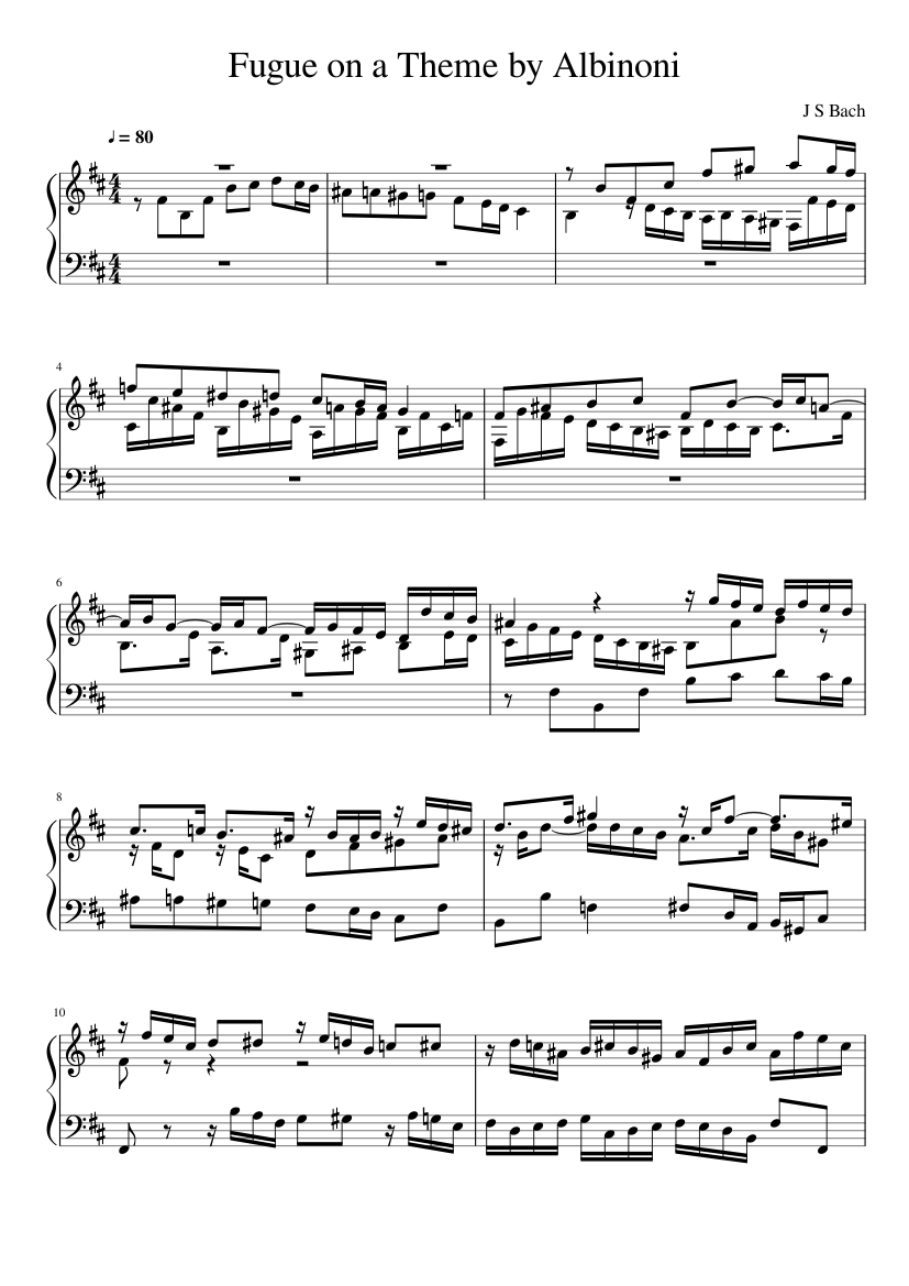 Fugue on a Theme by Albinoni
