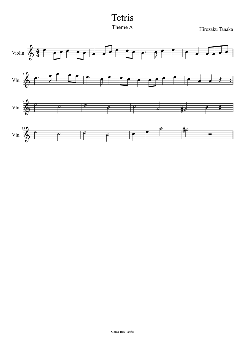tetris theme