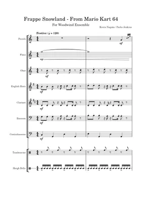 Baka Mitai Sheet music for Piano, Trombone, Saxophone alto