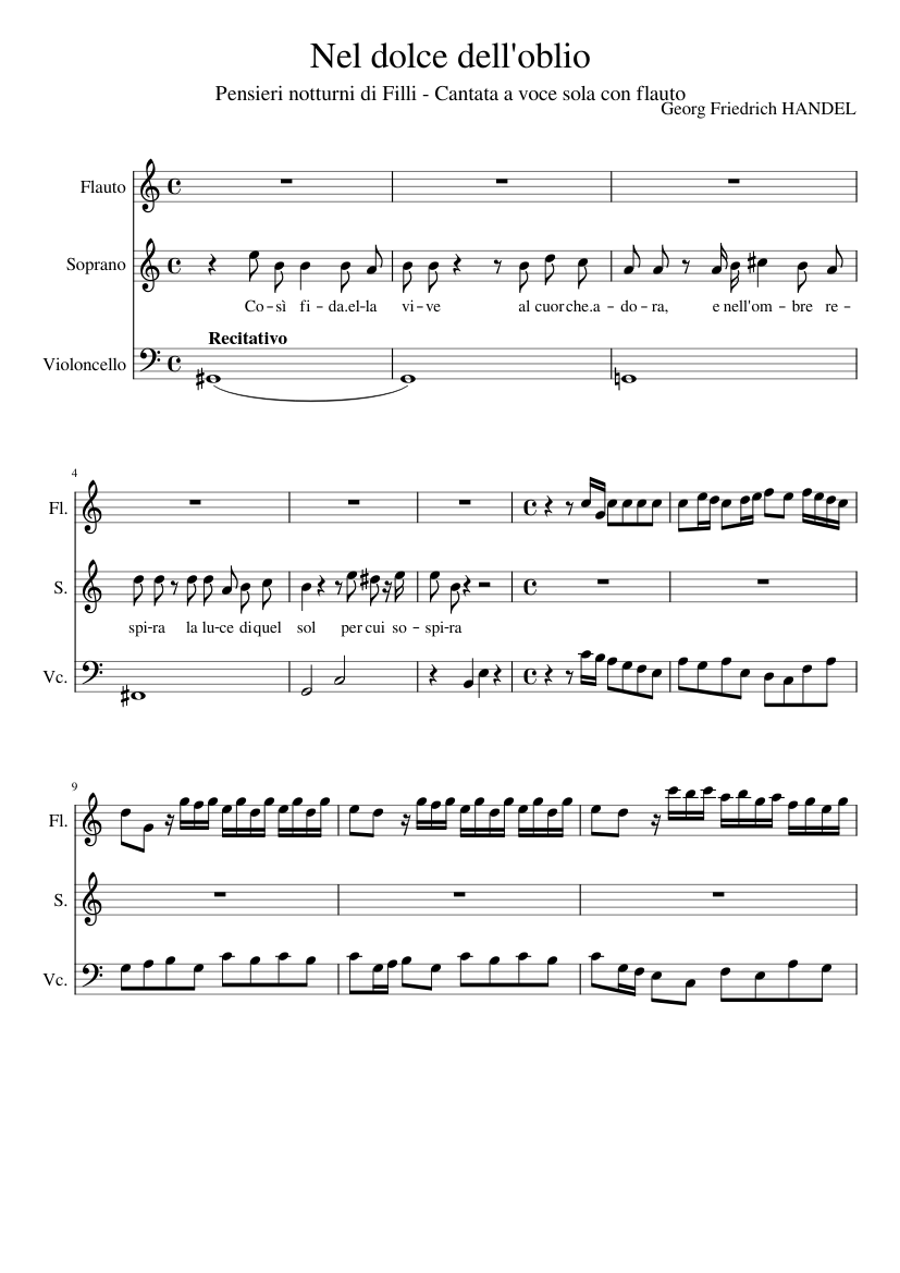 nel dolce dell'oblio