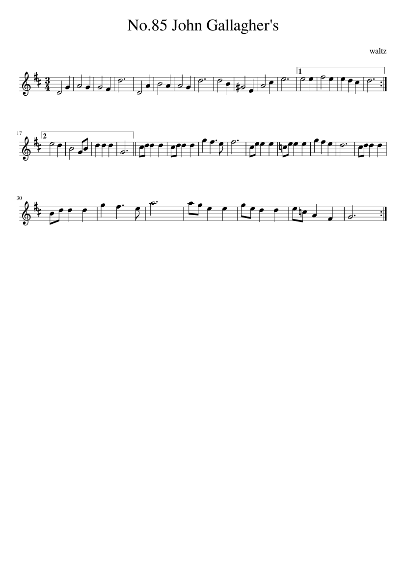 No.85 John Gallagher's