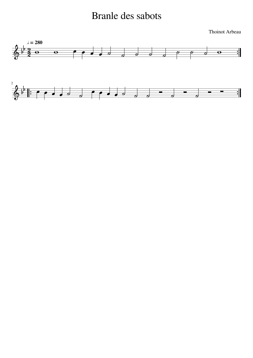 Branle des sabots