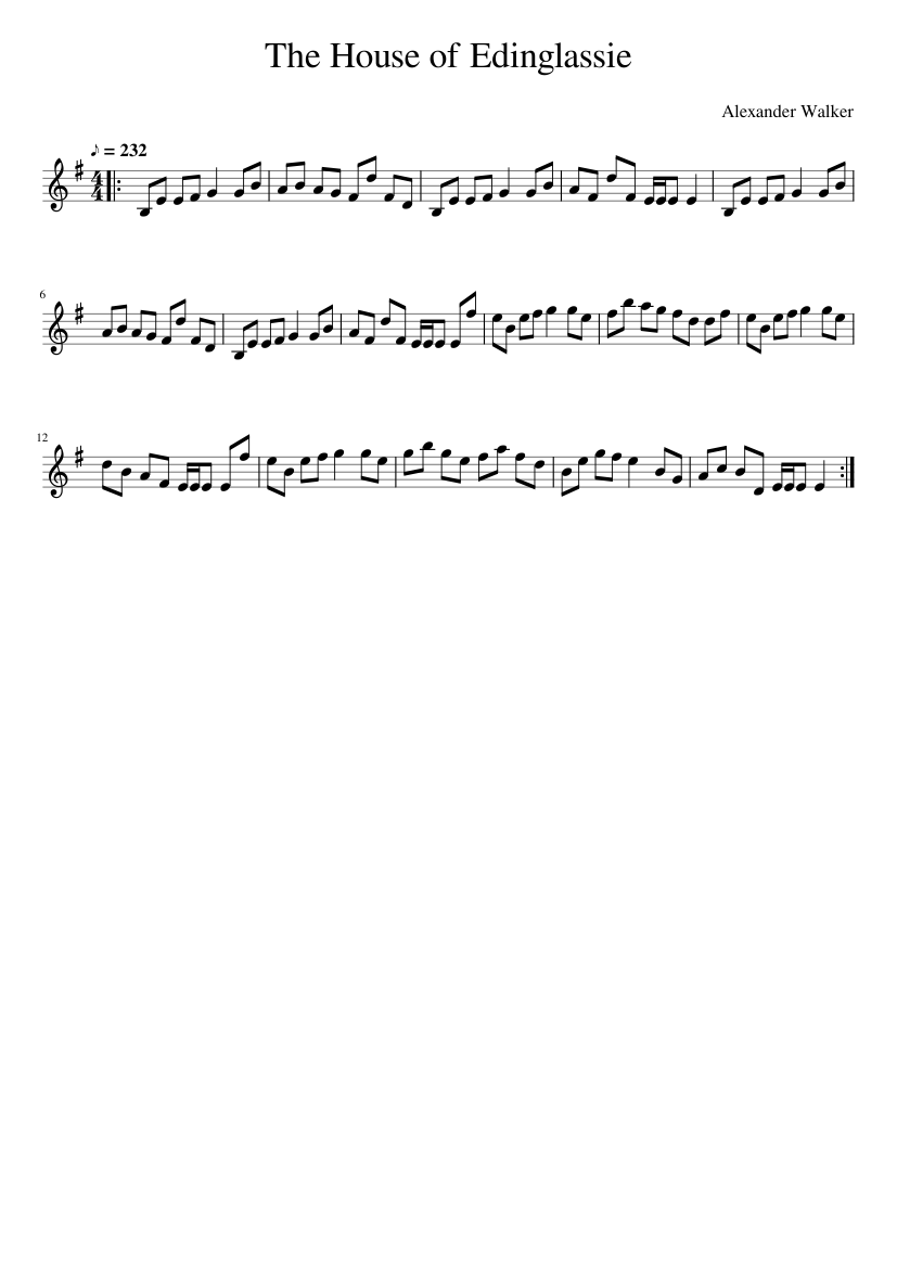 The House of Edinglassie