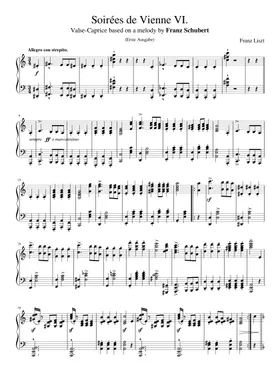Free Soirées De Vienne, S.427 by Franz Liszt sheet music | Download PDF or  print on Musescore.com