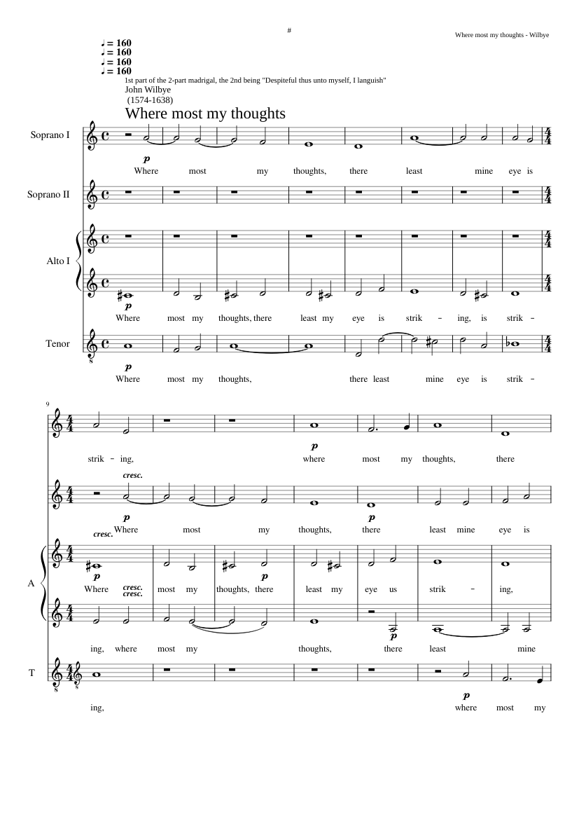 Where most my thoughts