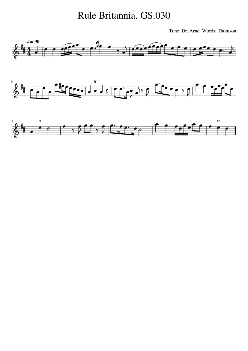 Rule Britannia. GS.030