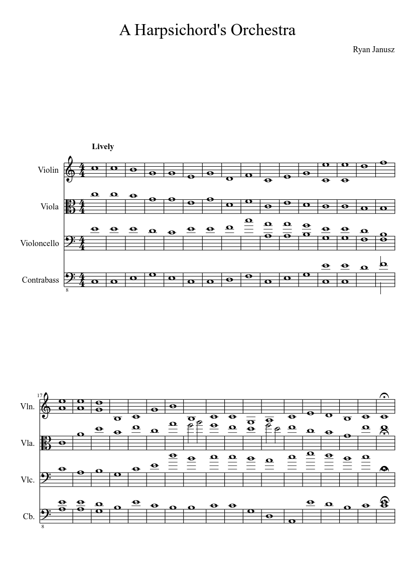 A Harpsichord's Orchestra