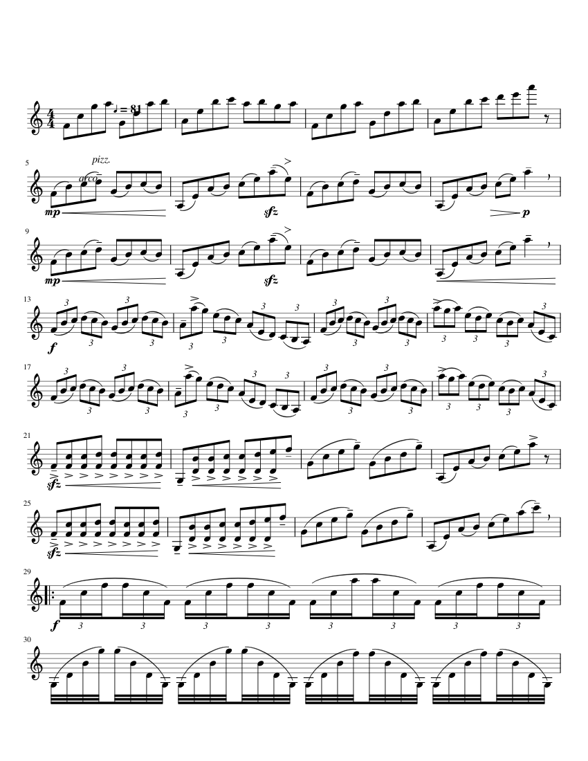 Elizabeth - Ashram Sheet music for Violin (Solo) | Musescore.com