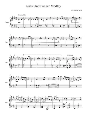 Free Panzerlied by Kurt Wiehle sheet music | Download PDF or print on  Musescore.com