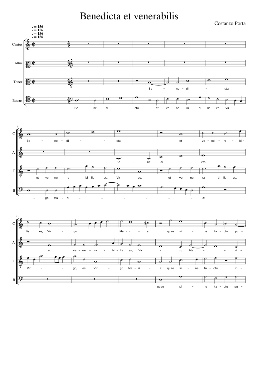 Benedicta et venerabilis